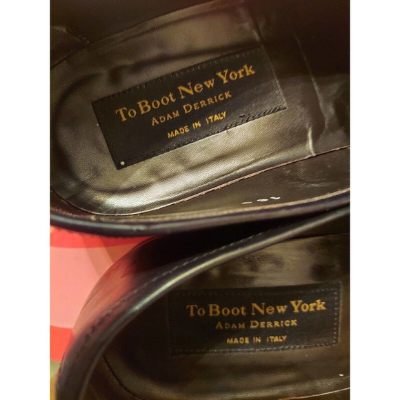 To Boot New York Black Men\'s Leather Shoes. Size 10. Italy. Cond Very Good. main image 7